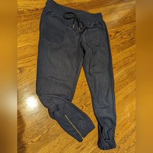 Zyia Active Navy Zipper Joggers